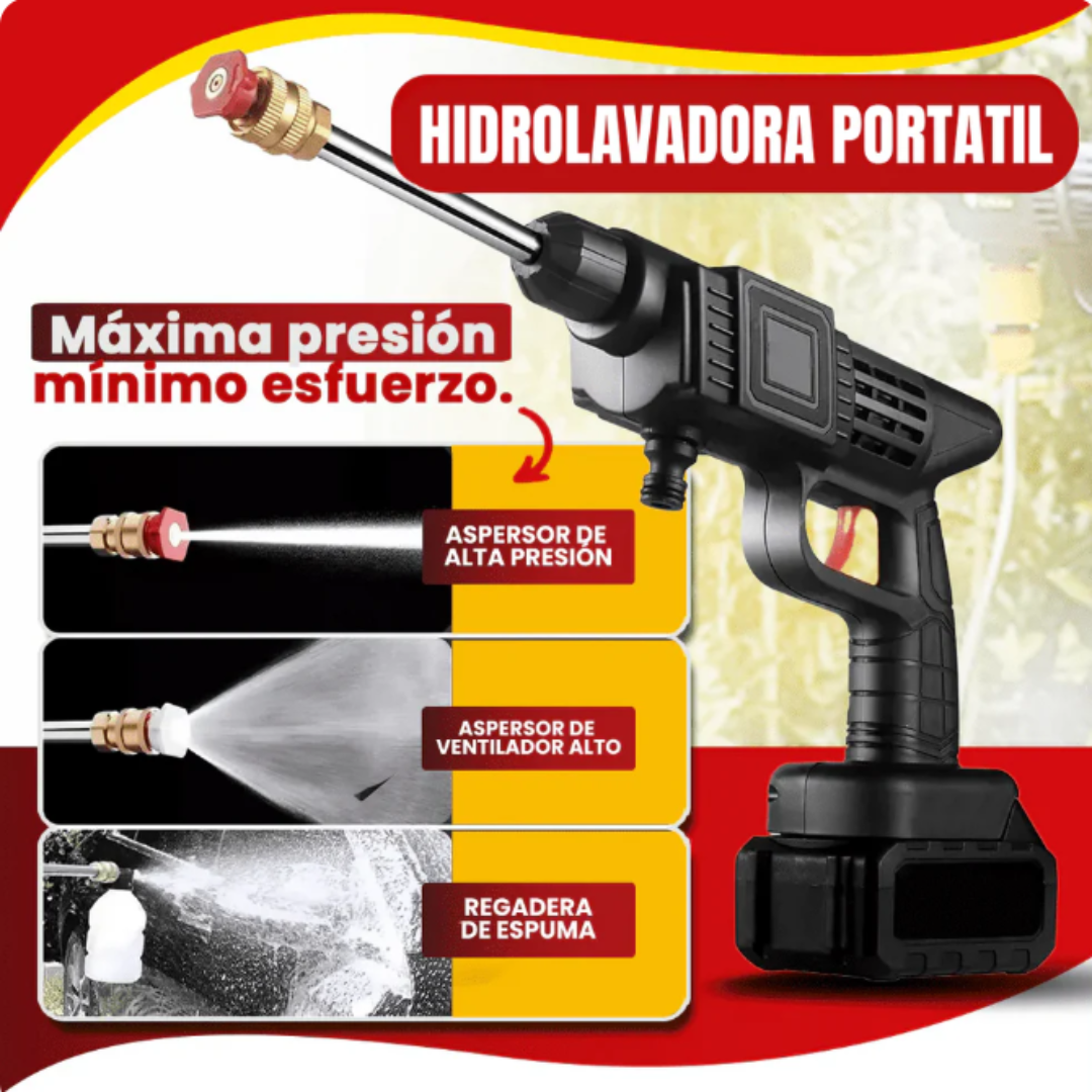 💦💦Hidrolavadora💦💦 Portátil + 2 Baterías de 98V + Maletín traslado🎁 🎁🎁