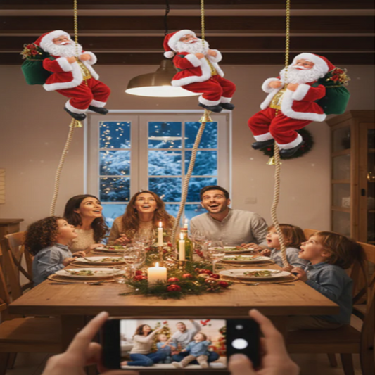 🎅🏻 PAPÁ NOEL ESCALADOR // Magia que Cobra Vida en tu Hogar 🎄🎁