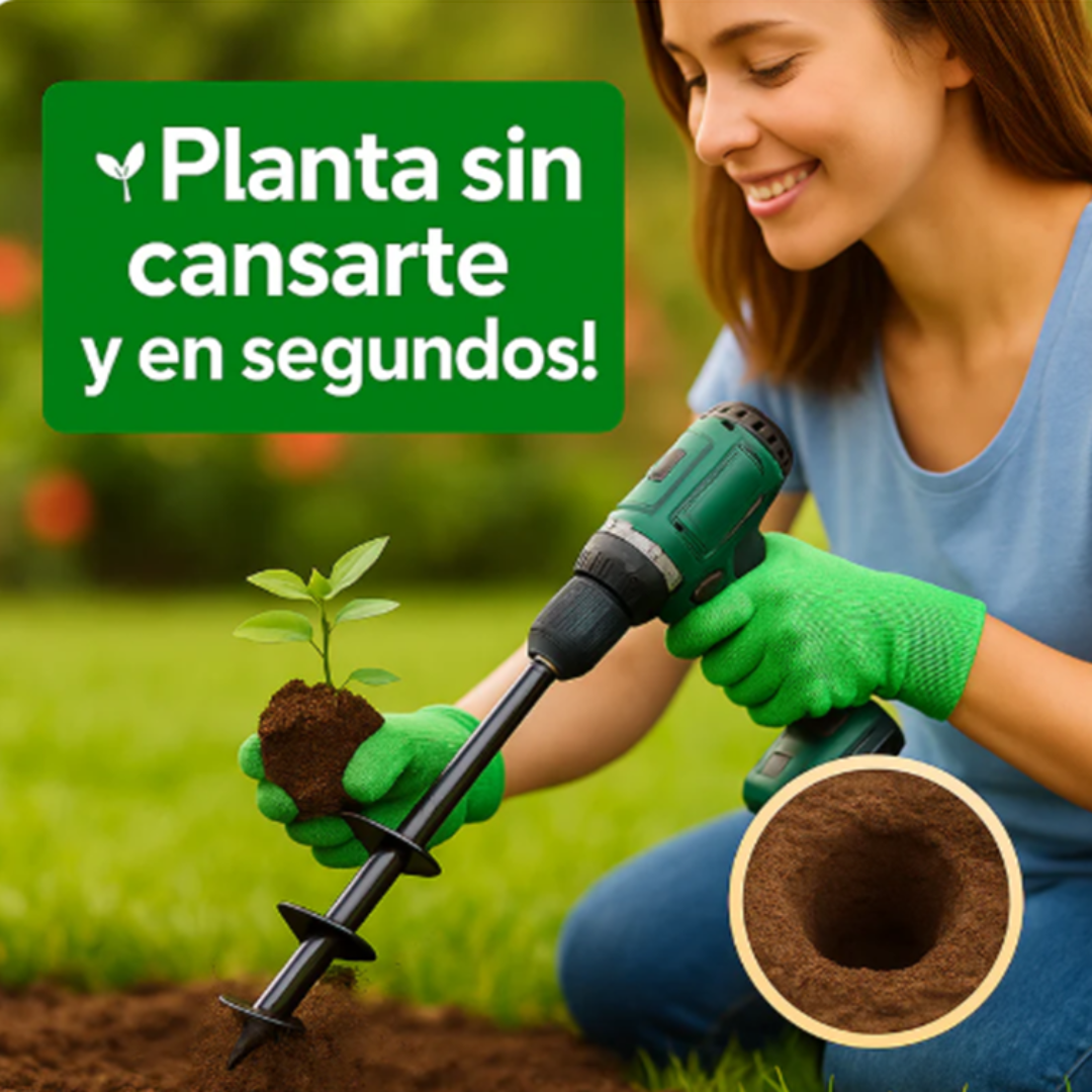BROCA AHOYADORA PARA TALADRO 🌱 PLANTE FÁCIL ⚡NO INCLUYE TALADRO⚡