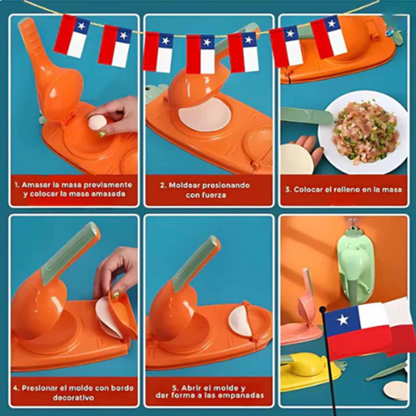 PRENSA MASAS ™ 🥟Molde Para Empanadas y Mini sopaipillas🍴