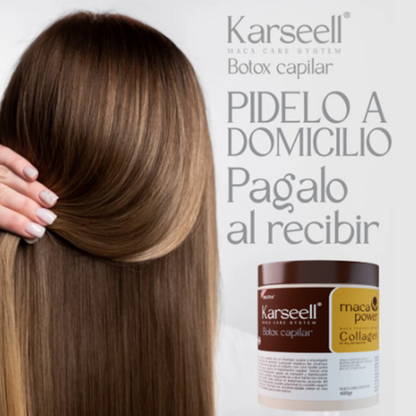 MASCARILLA BOTOX CAPILAR KARSEELL 🌱SENSACIÓN DE SUAVIDAD ✨(ALTERNATIVO)