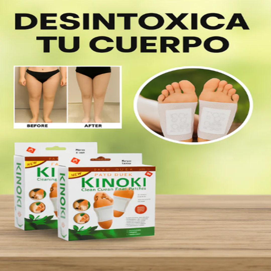 DESINTOXICA TU CUERPO CON KINOKI PARCHES (Pack 3 Cajas)