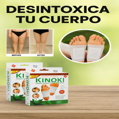 DESINTOXICA TU CUERPO CON KINOKI PARCHES (Pack 3 Cajas)