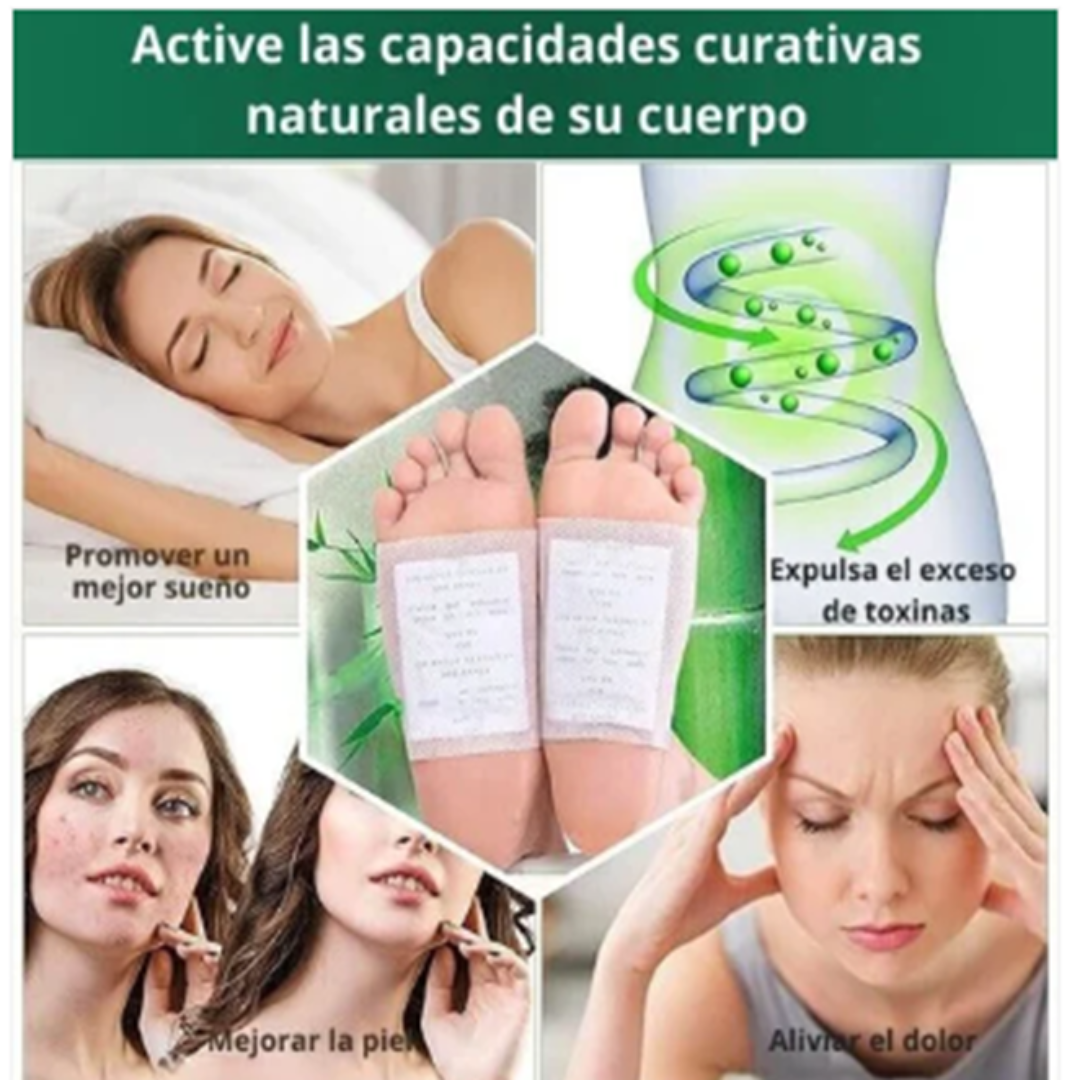 DESINTOXICA TU CUERPO CON KINOKI PARCHES (Pack 3 Cajas)